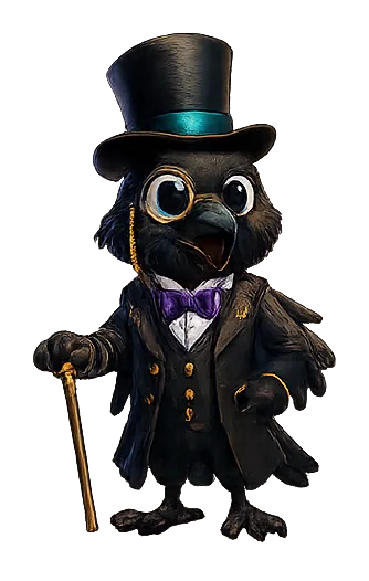 Angus the crow